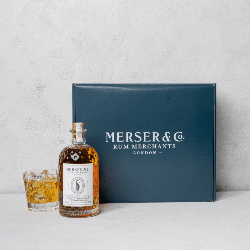Merser Double Barrel and Glass Gift